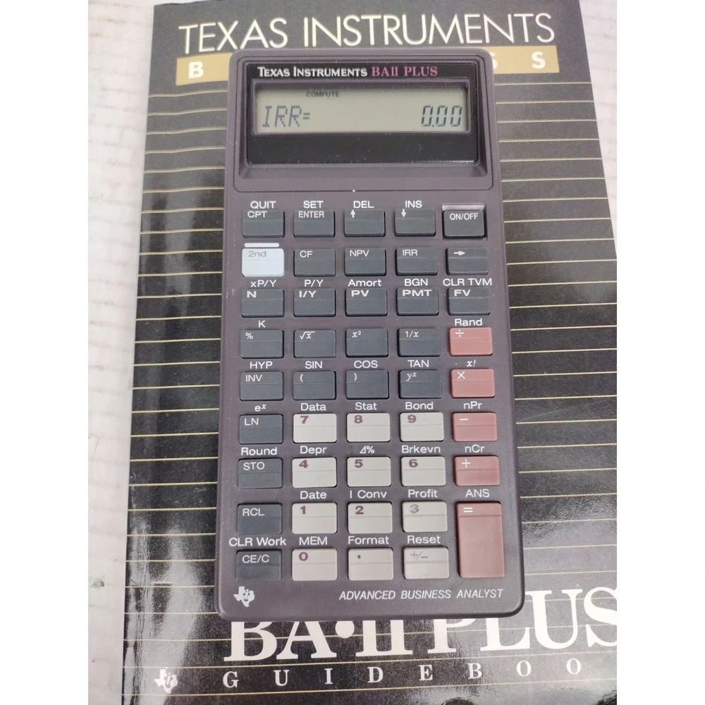 Texas Instruments BAII Plus Professional Advanced Business Analyst Calculator - Picture 10 of 10